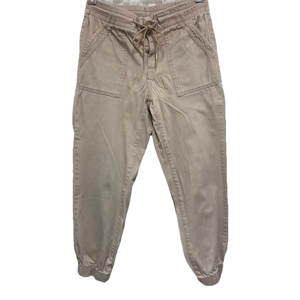 No Boundaries Jogger Pants Size M 7-9 Taupe Elastic‎ Waist Casual